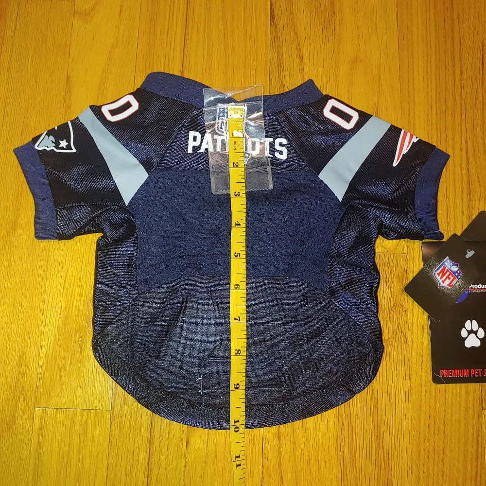 SMALL Dog Licensed Gear New England Patriots Pet Premium Football Jersey